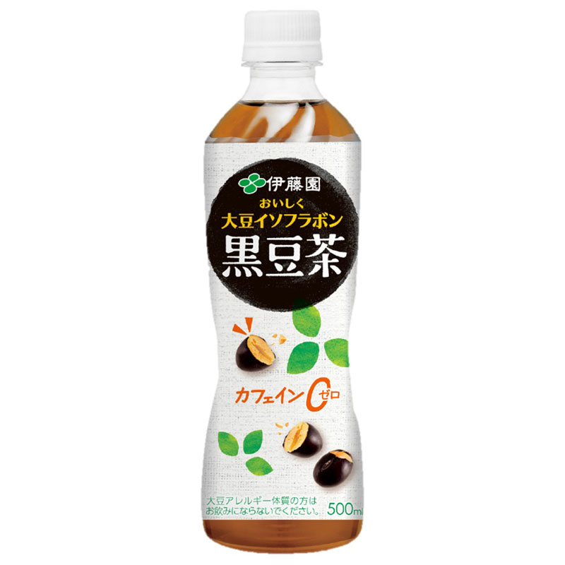 伊藤園 おいしく大豆イソフラボン 黒豆茶 500ml×24本　【送料無料】