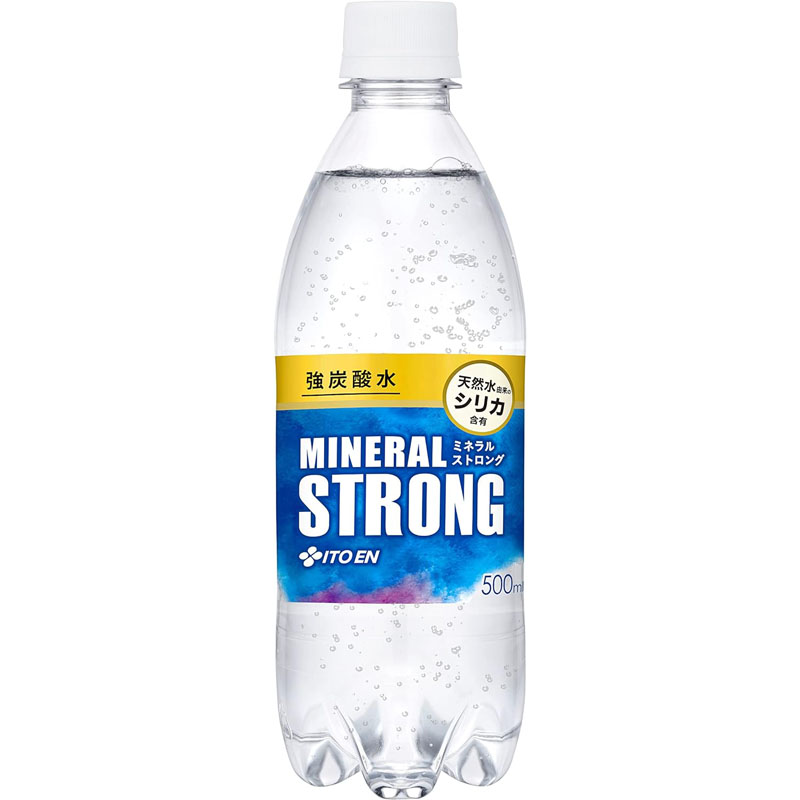 伊藤園 強炭酸水 ミネラルSTRONG　PET 500ml×24本入　【送料無料】